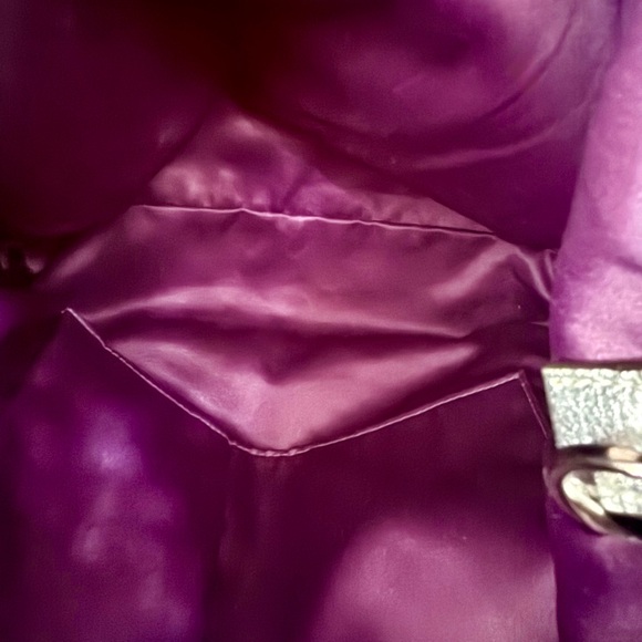 RARE VINTAGE Coach Poppy Y2K Silver Sequin Spotlight Tote - Picture 5 of 5